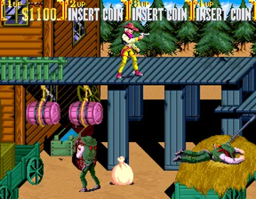 Sunset Riders (World 2 Players ver. EBC) screen shot game playing